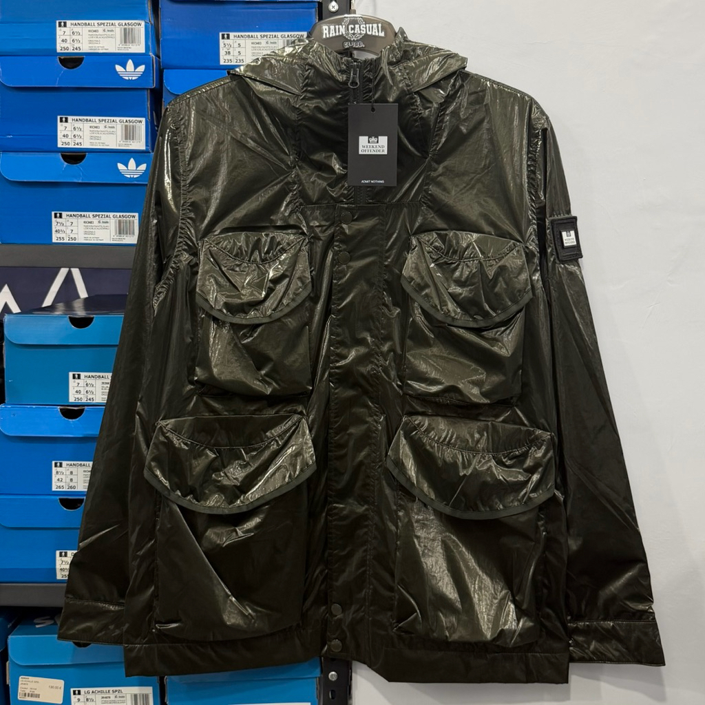 Weekend Offender Cotoca Fleece Lined Jacket Forest Green