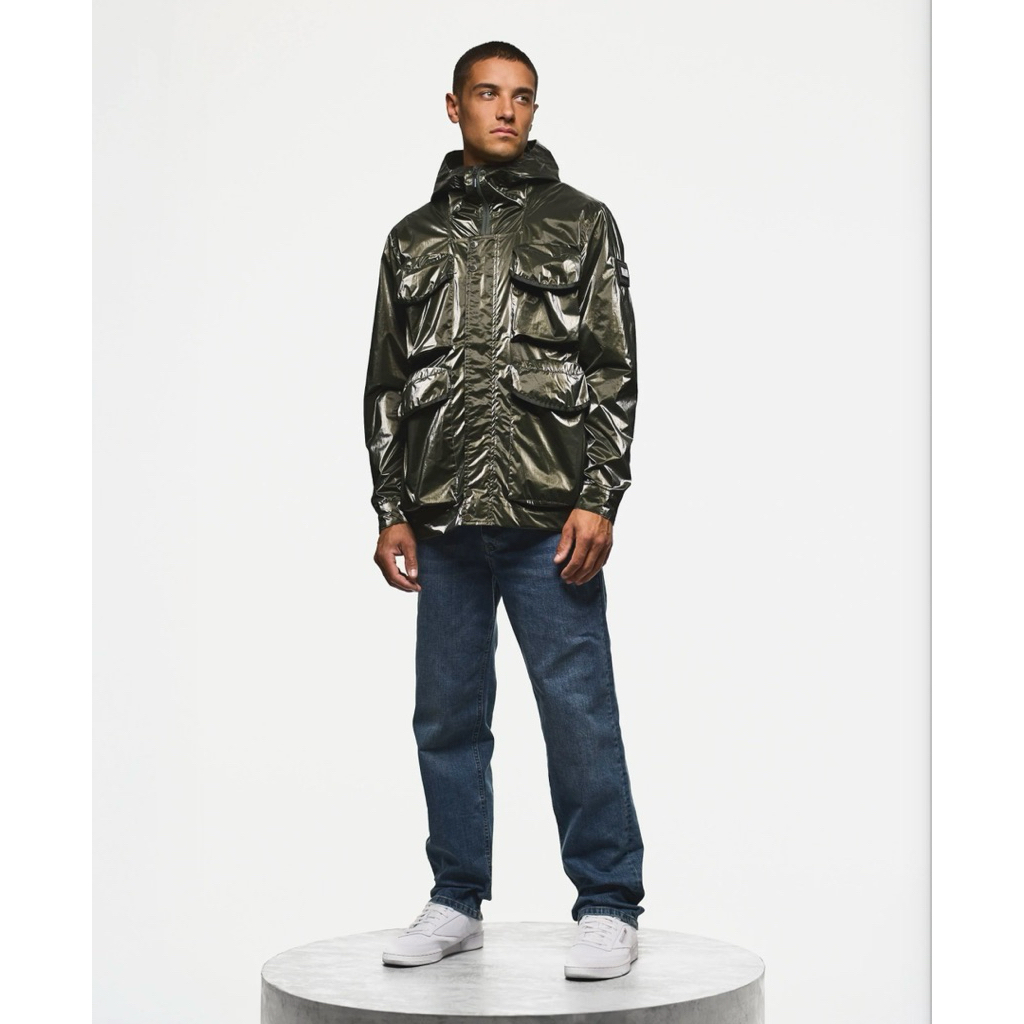 Weekend Offender Cotoca Fleece Lined Jacket Forest Green