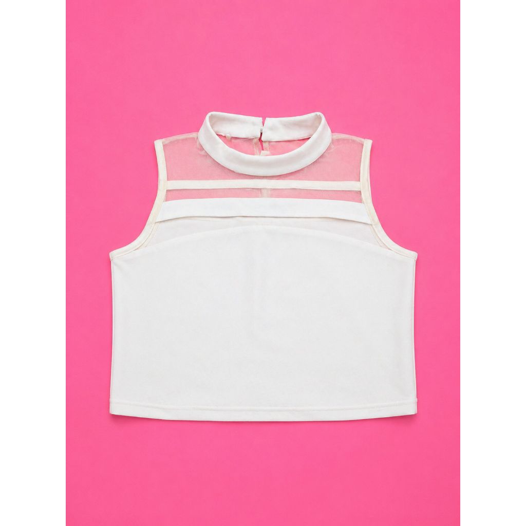 Atasan Blouse BrokenWhite Moscato