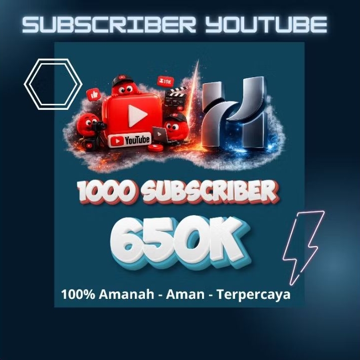 Subscriber YouTube Aktif Monetisasi - Non drop (BERGARANSI + PERMANEN)