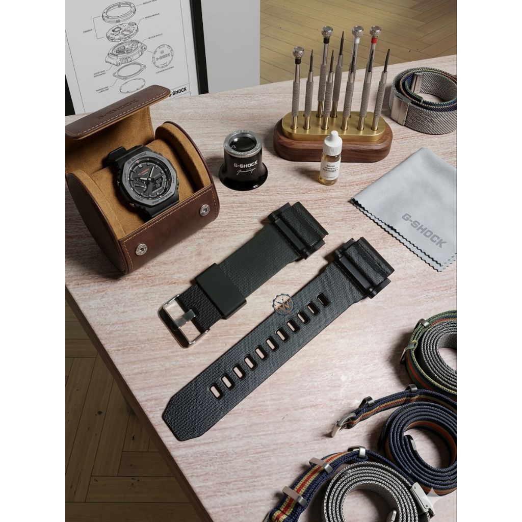 STRAP TALI JAM CASIO G-SHOCK GD400 GD-400 RUBBER TALIJAM G-SHOCK GD 400,Rubber Strap
