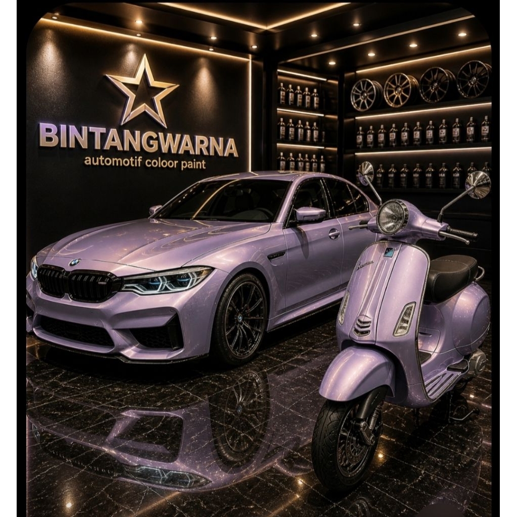 Cat warna purpelius gold cat polar purple jenis pu cat motor cat mobil cat custom cat automotive cat