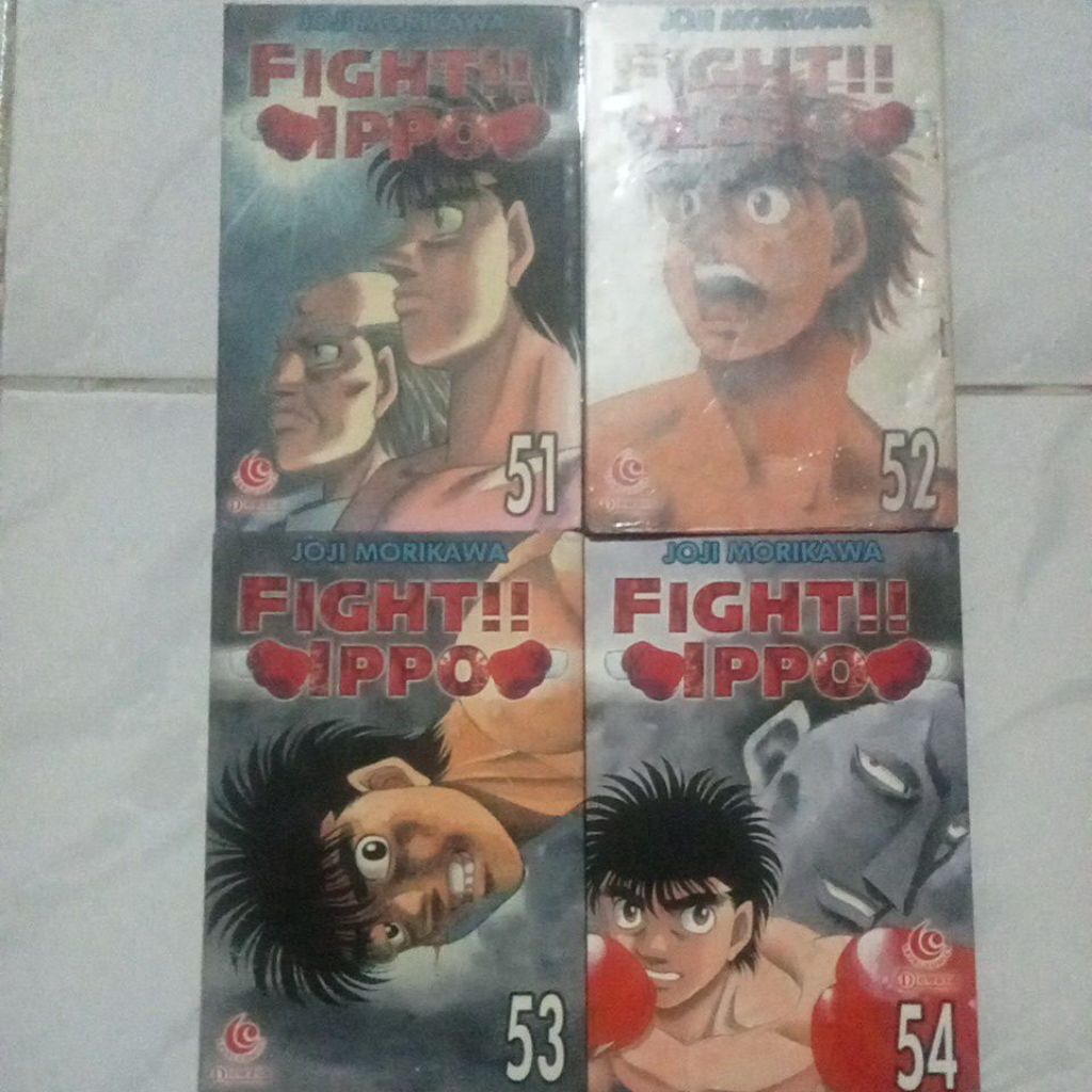 komik fight ippo vol 51-54 set