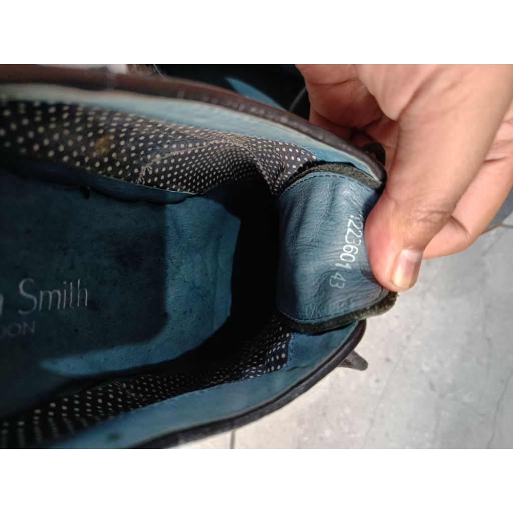 Sepatu Kulit Formal Winston Smith L Size 43