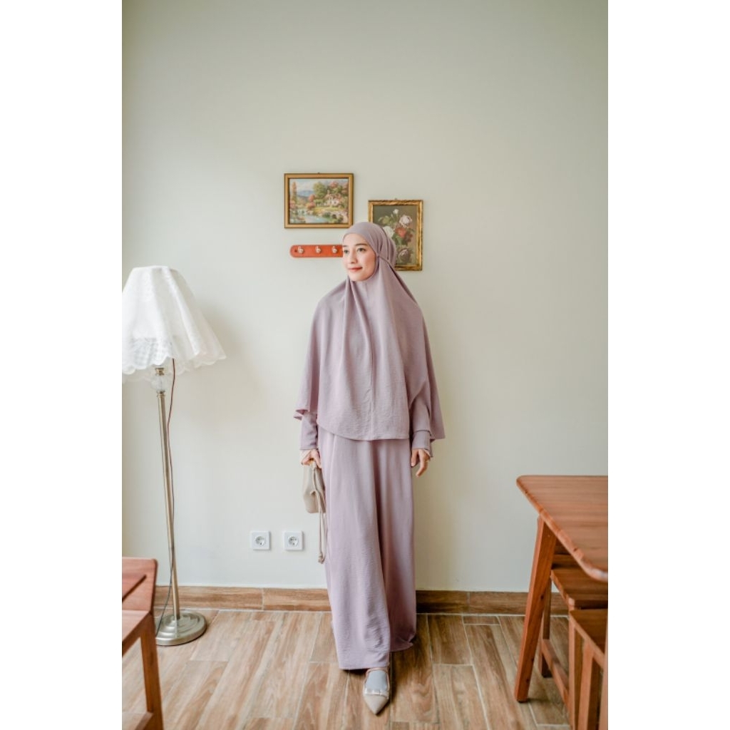 Dailydarling Hajj & Umrah Set Abaya Hijab Makkah Madinah Haji Umroh Dress Maxi Dres Mekah Medinah Ba