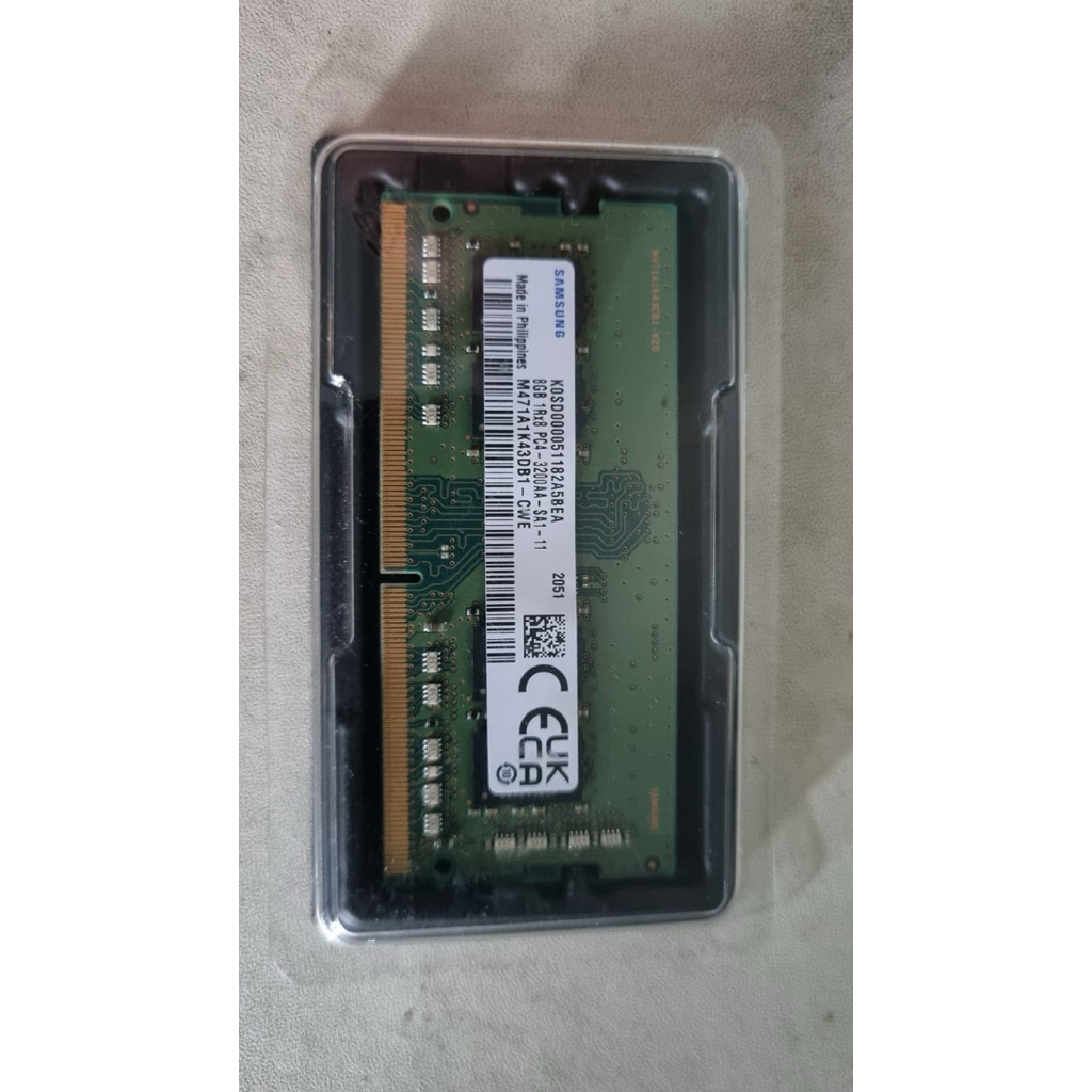 RAM Laptop DDR4 8GB Samsung PC4-3200AA 3200MHz