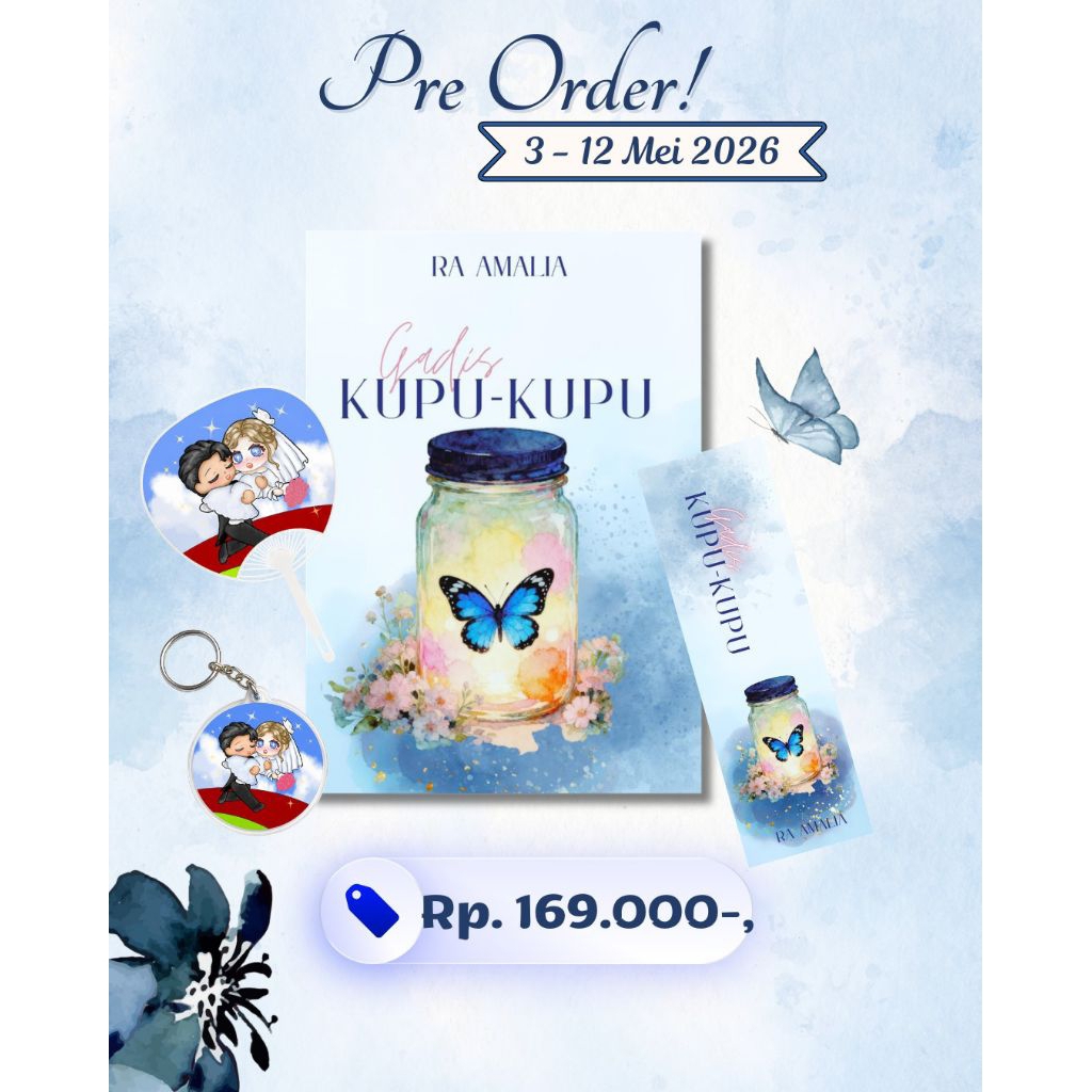 Buku Novel Gadis Kupu-Kupu by RA Amalia (PO)