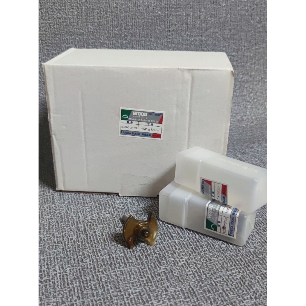 SLOTING Mata Profil Sloting Bit Mata Router Kayu Wood Trimmer Router