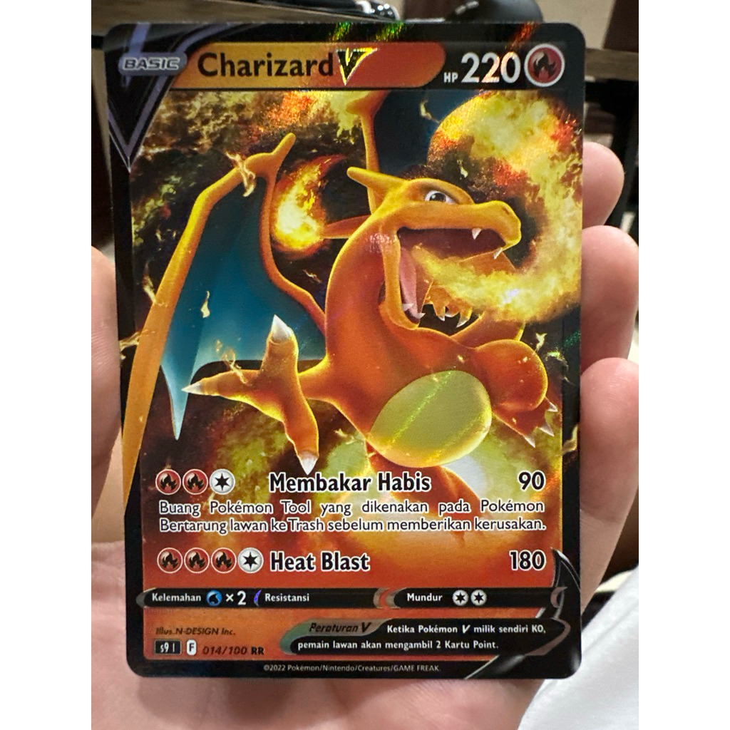 Pokemon Card Charizard V (Ori)