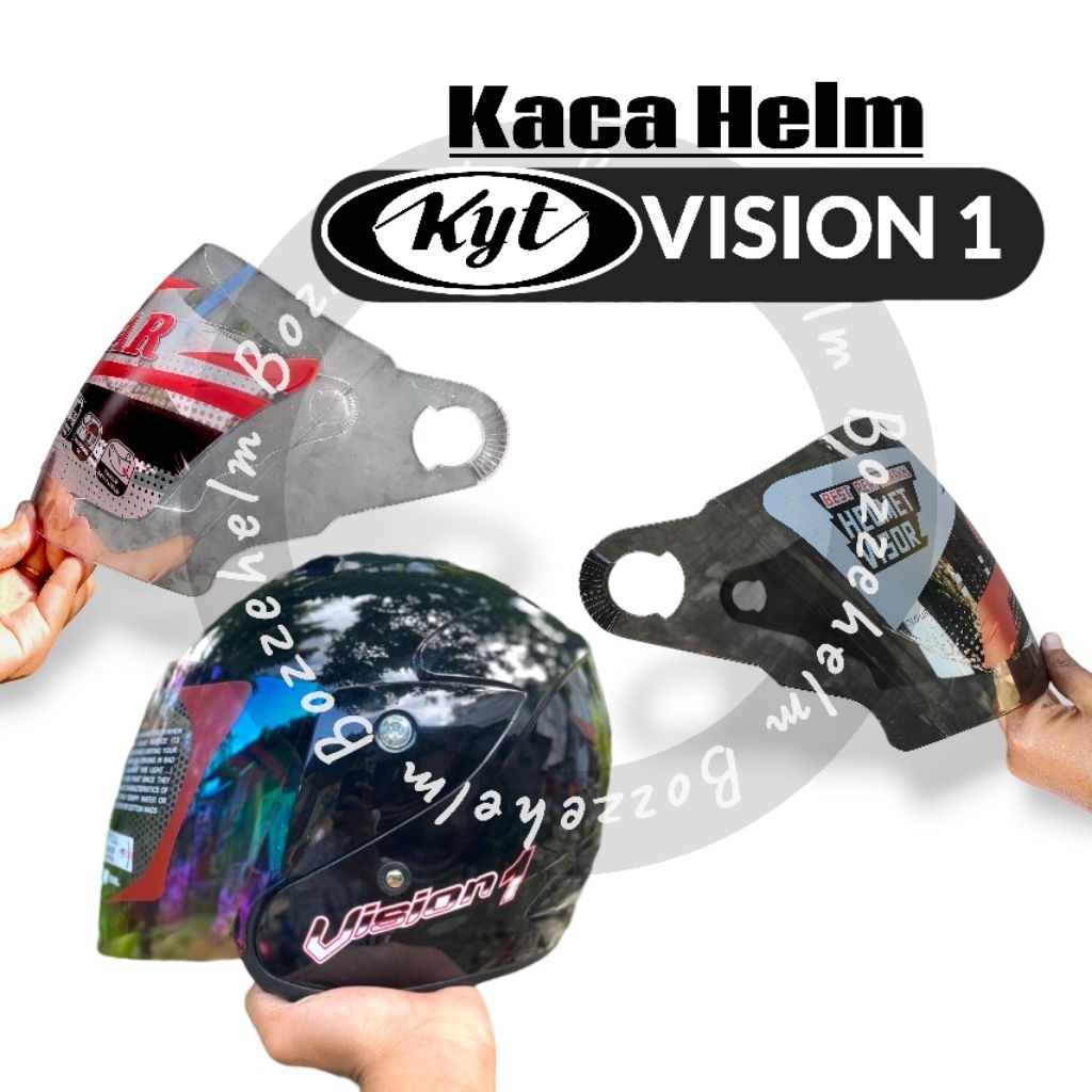 BOZZEHELM Kaca Helm KYT VISION 1 Visor Helm KYT Vision 1