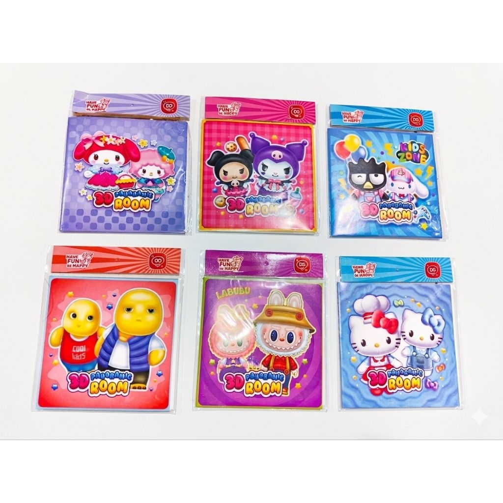 stiker 3D panoramic / stiker DG / stiker room / stiker viral