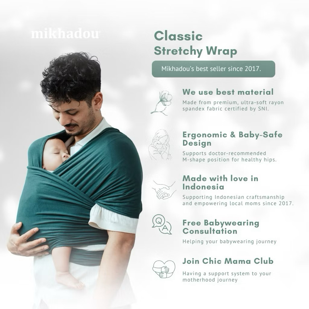 mikhadou stretchy wrap
