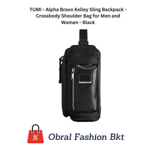 [RARE PRODUCT] TUMI - Alpha Bravo Kelley Sling Backpack - Crossbody Shoulder Bag for Men and Women -