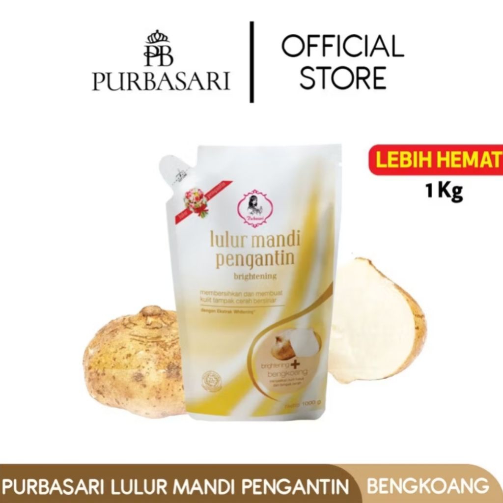 Purbasari Lulur Pengantin 1kg / Lulur Pemutih Whitening Pencerah / Lulur pelembab kulit / Lulur Bada