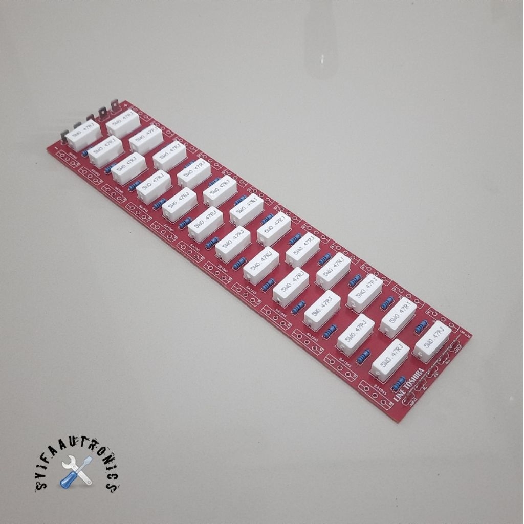 PCB line final Toshiba 12 set series 2U 29,6cm full resistor - murah