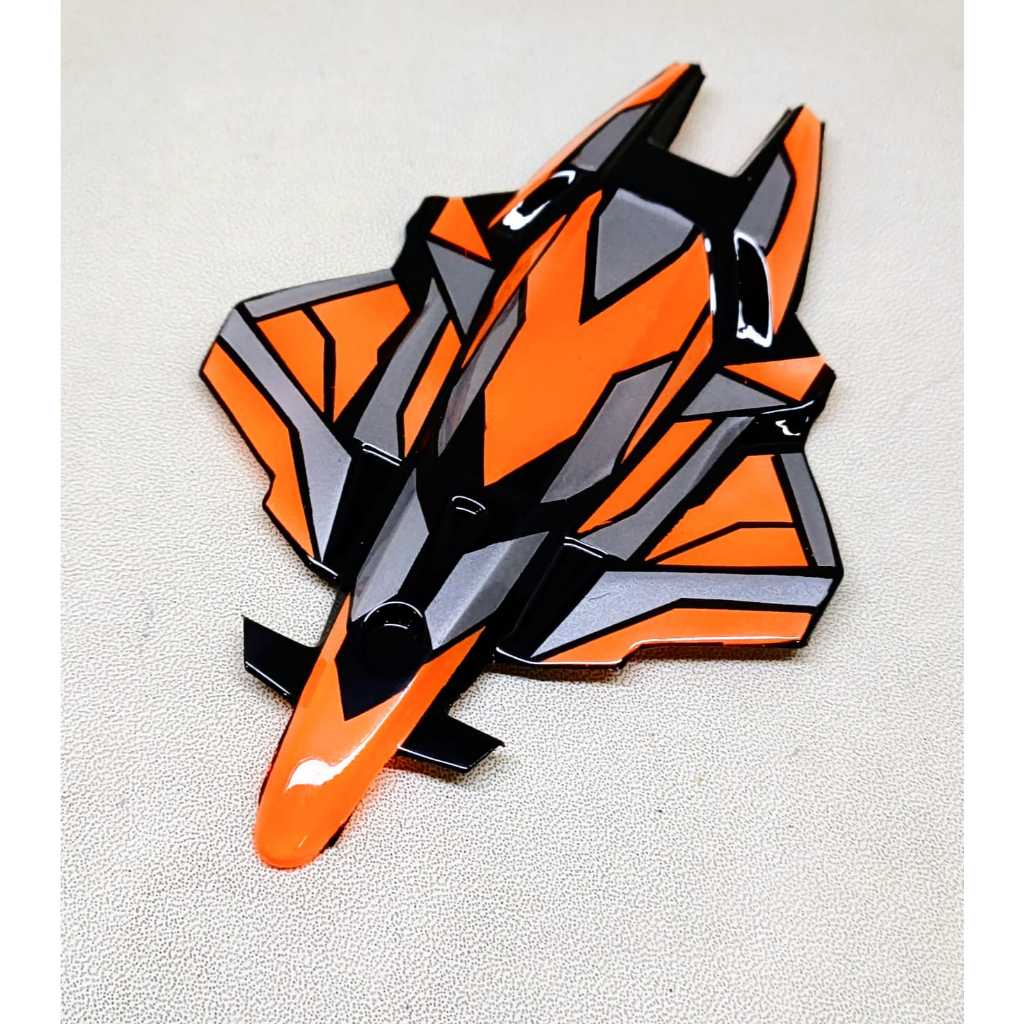 Body Tamiya STO Custom Original Winning Bird Orange, Silver