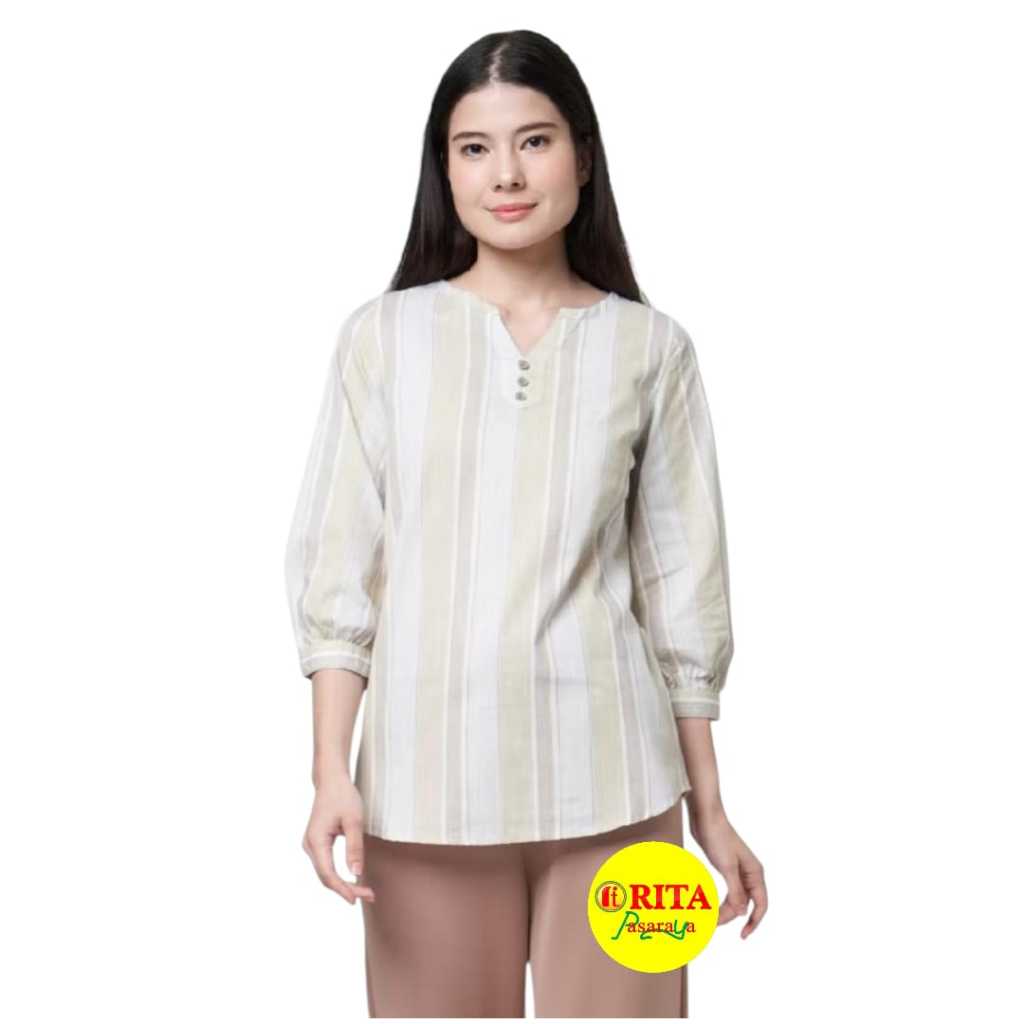 Mcb Ladies Blouse Salur / Atasan Blouse Salur Wanita