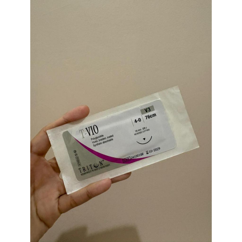 T-vio 4/0 Benang Jahit Vicryl