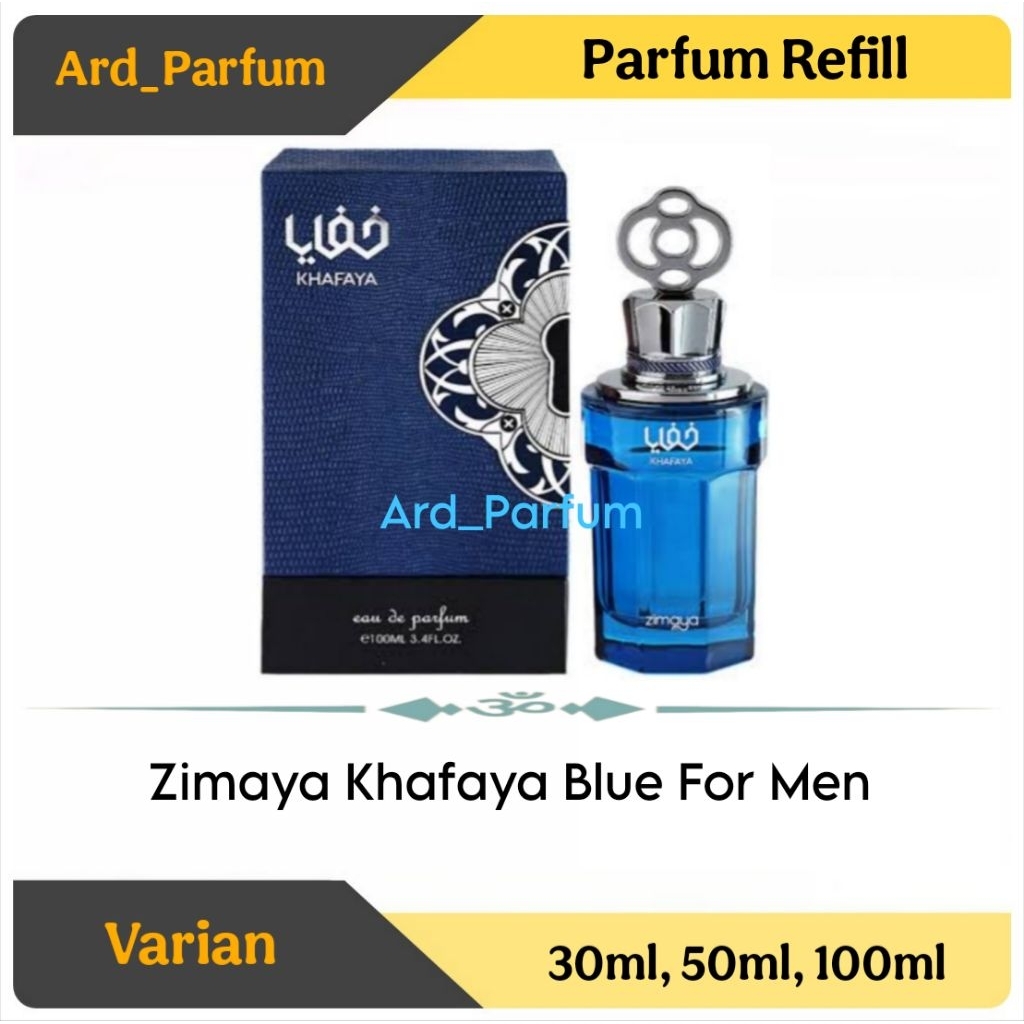 Parfum Refill Zimaya Khafaya Blue For Men