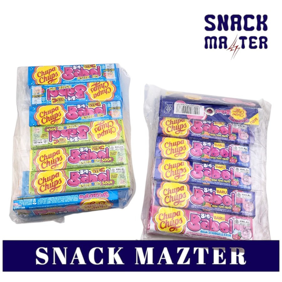 Permen Karet Big Babol Stick Renceng - Netto 12pcs x 20gr