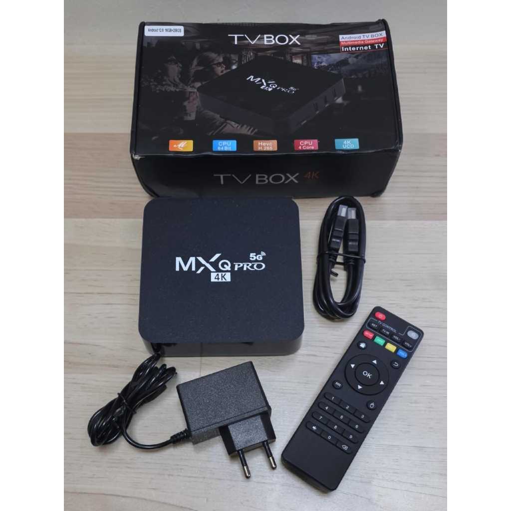 TERMURAH Android Tv Box MXQ Pro Android 13.0os 2.4G WIFI 16gb Ram 256gb Rom STB 4K Smart TV Box Unlo