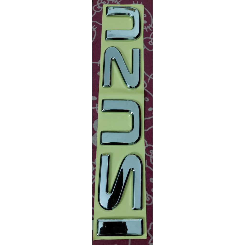 emblem logo isuzu truck elf kabin depan/ logo emblem isuzu elf chrome / emblem isuzu elf nkr nhr