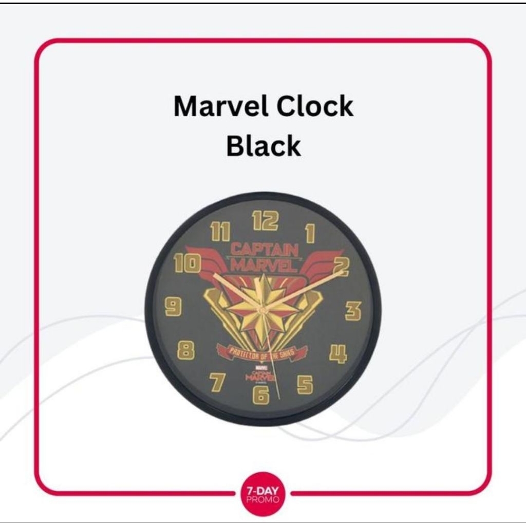 jam dinding miniso Marvel