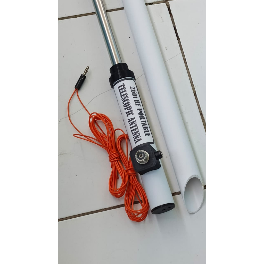 ANTENA HF 26 METER VERTICAL LAHAN SEMPIT 11.420 MHz ANTENNA