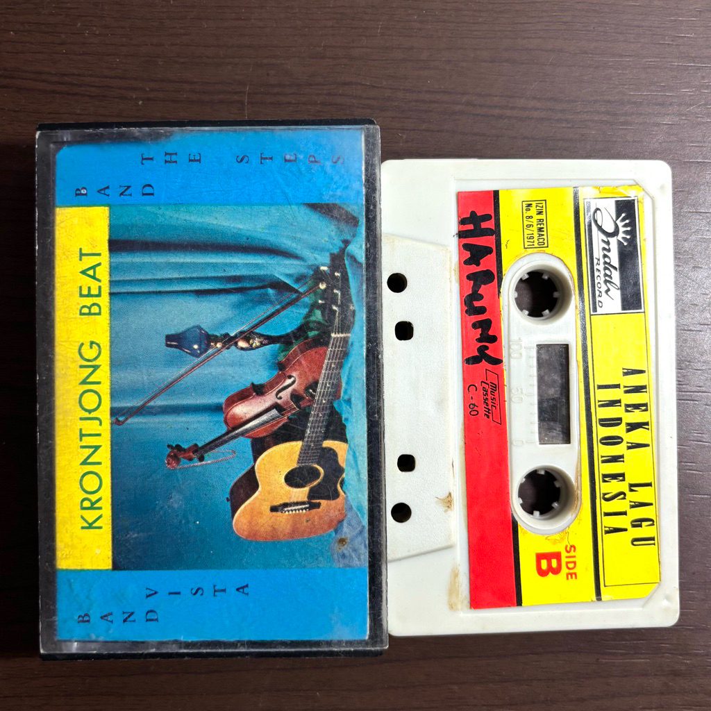 Kaset Pita Krontjong Beat Band Vista & Band The Steps