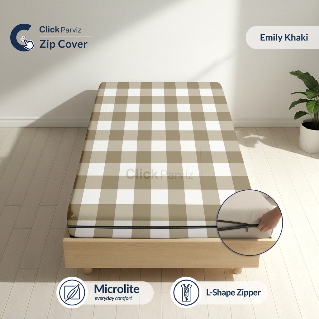 Sprei Resleting 90x200 Sarung Kasur Busa Resleting 90x200x15 - 90x200x20