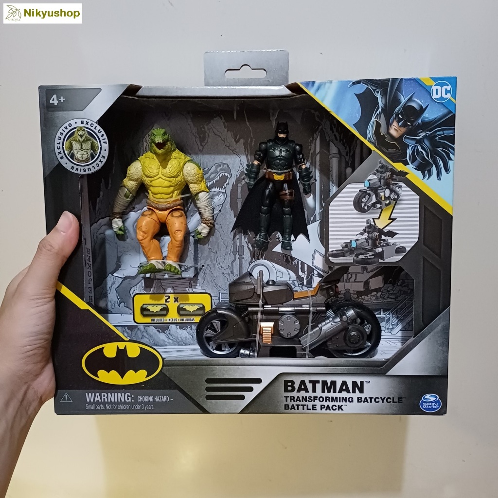 Spin Master DC Comics Batman Transforming Batcycle Battle Pack