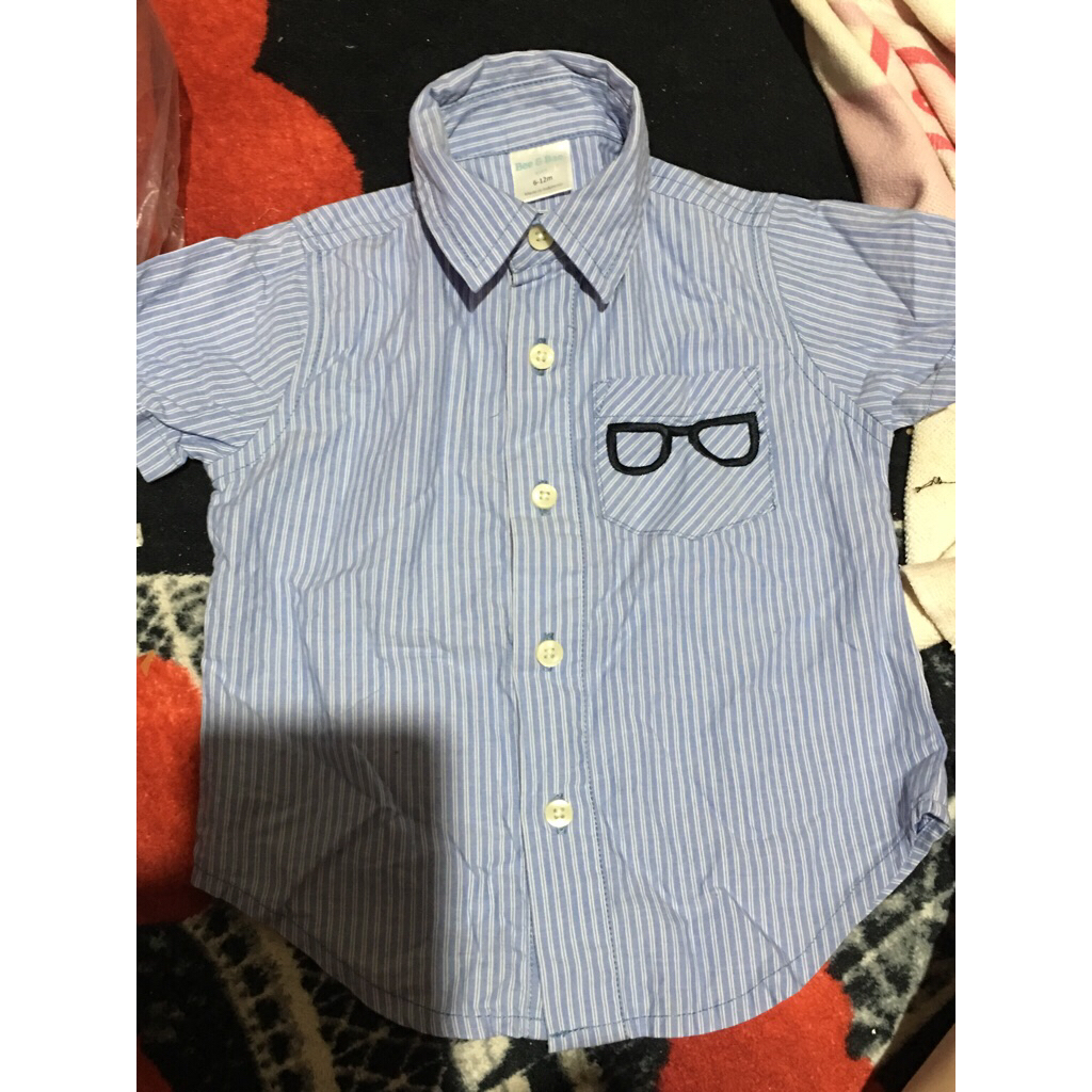 kemeja Bayi katun brand bee &bae Pl