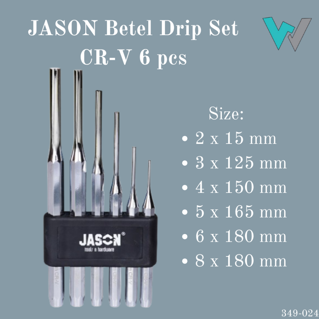 JASON Betel Drip Set CR-V 6 pcs 349-024