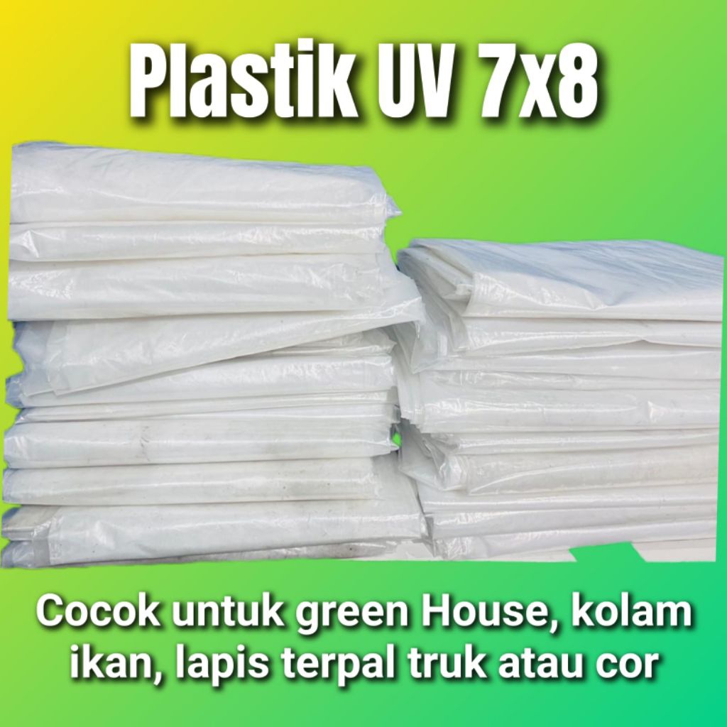 PLASTIK UV 200 micron 7X8 UNTUK GREEN HOUSE