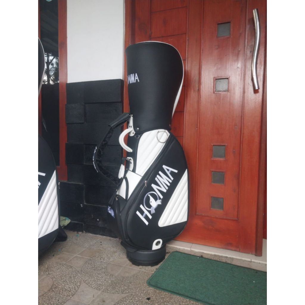 Honma caddie bag golf tas golf Honma kulit sintetis premium terbaru