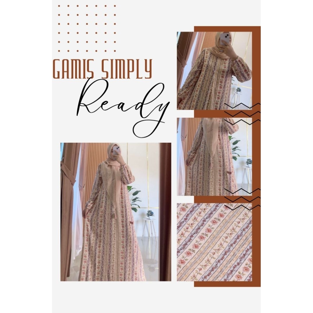 GAMIS SIMPLY GAMIS KATUN RAYON PREMIUM KODE SIMPLY 21