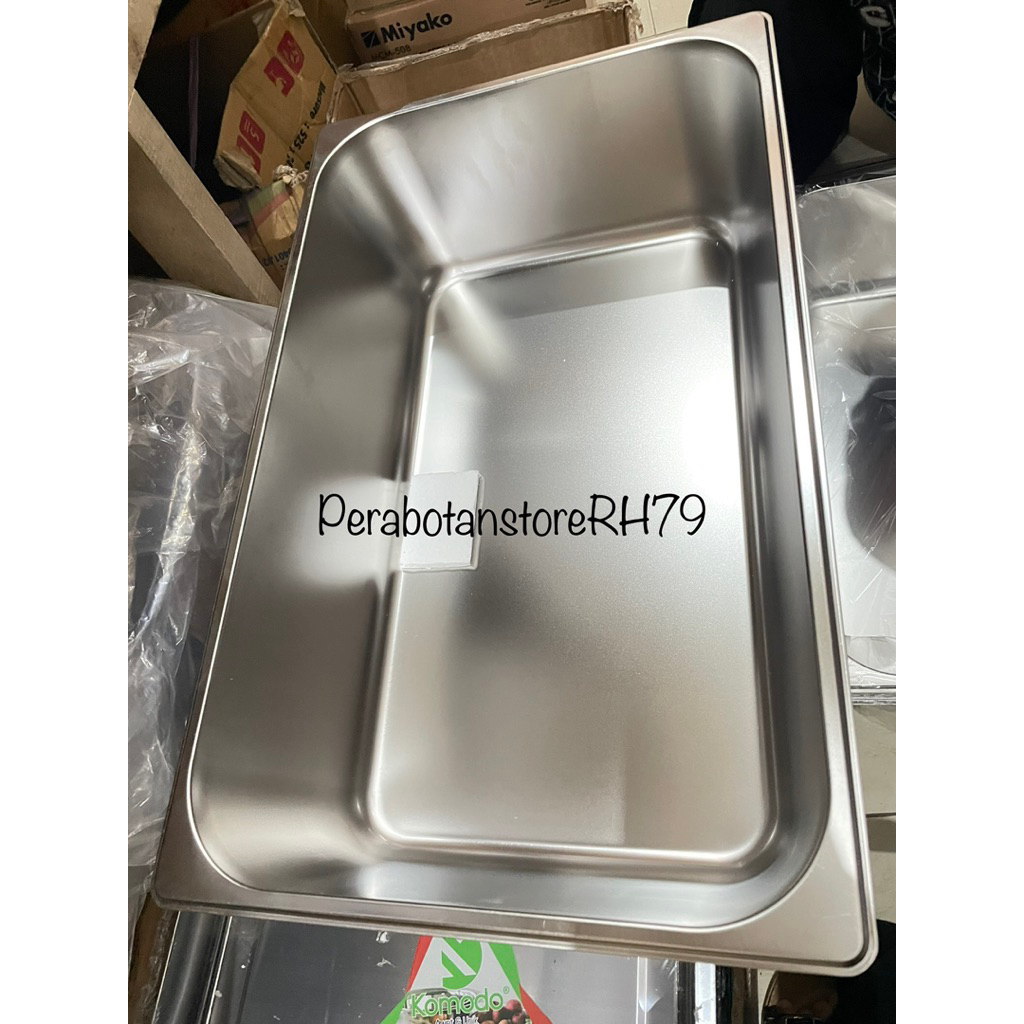 Baskom Segi Kotak Besar Stainless Baskom MBG