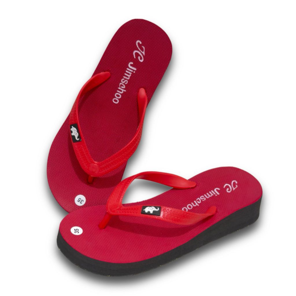 sandal wedges anak / spon wedges empuk Jimschoo desain simple dan menarik / sandal anak nyaman dipak