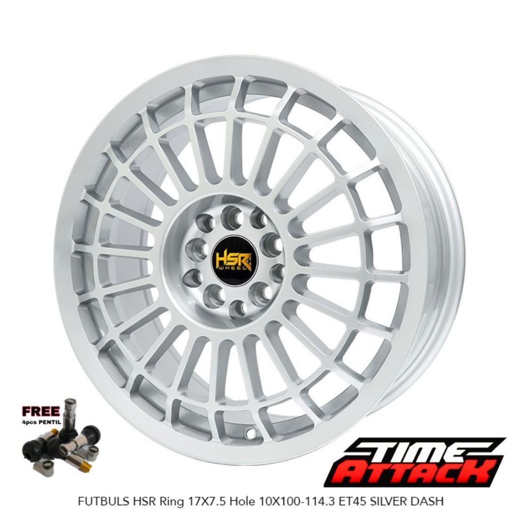 Velg Mobil HSR Wheel Futbuls R17 Velg Mobil BRV Xtrail Innova Xpander Sienta Terios Ring 17