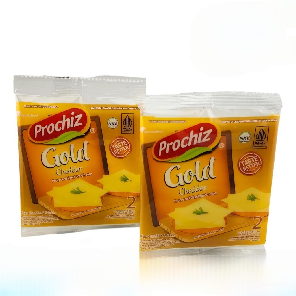Keju Slice Prochiz Isi 8 Pcs/Renceng