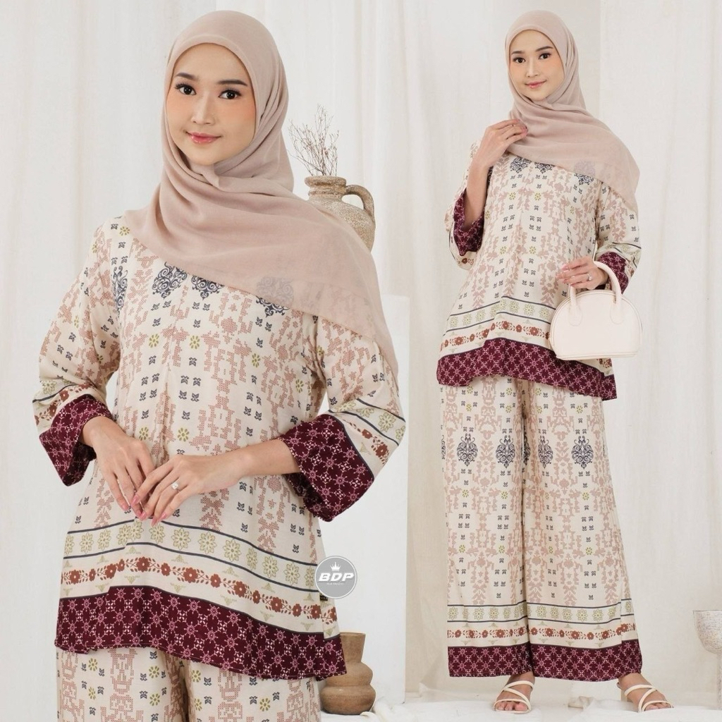 REVANY - Adena Dress Model Sabrina Daster Polos