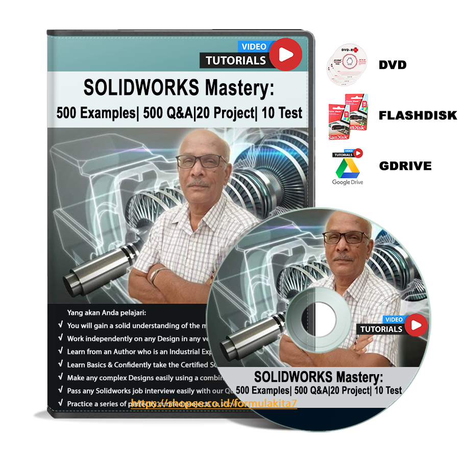 Udemy SOLIDWORKS Mastery Certified SOLIDWORKS Associate (CSWA)