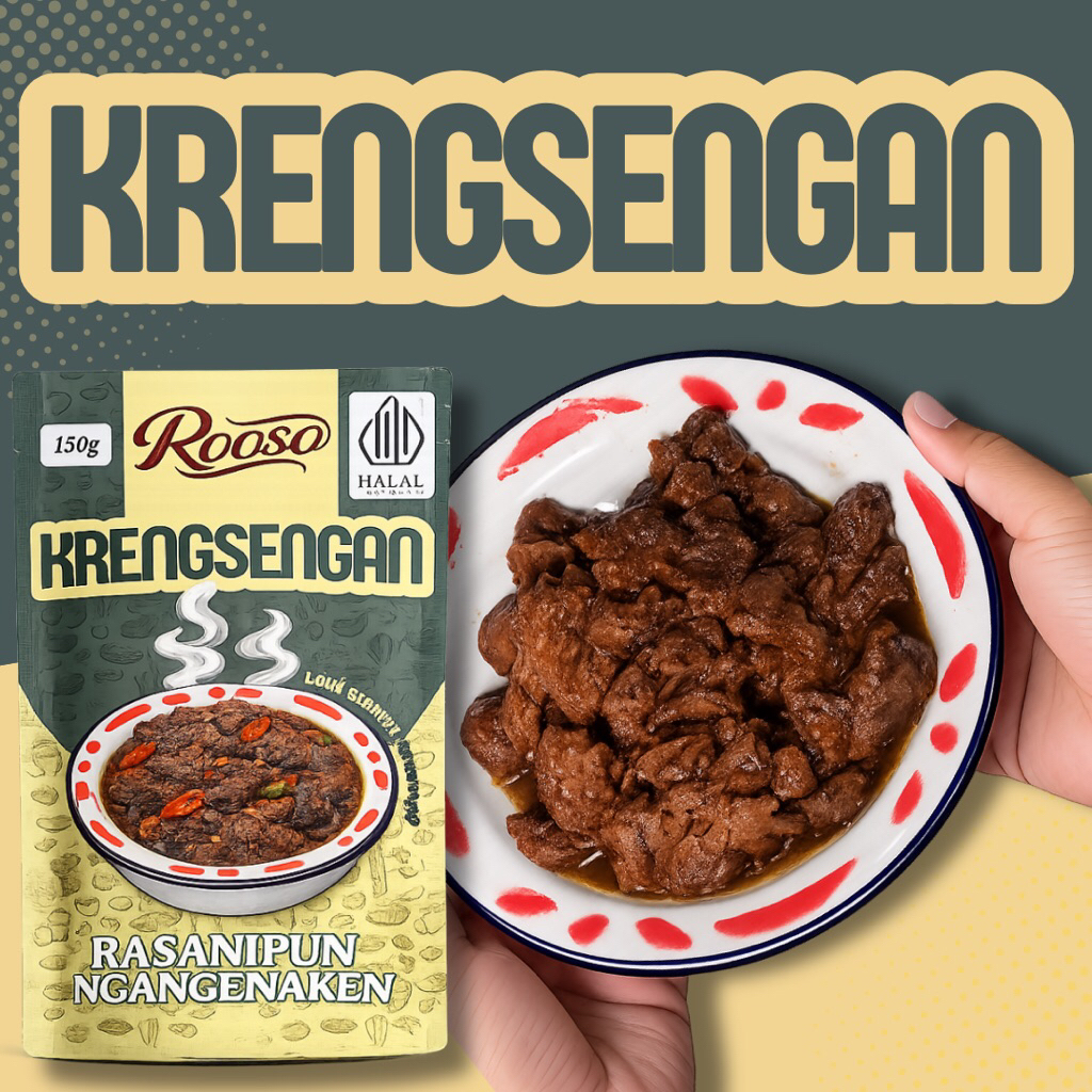 LAUK KEMASAN SIAP SAJI KRENGSENGAN 150g