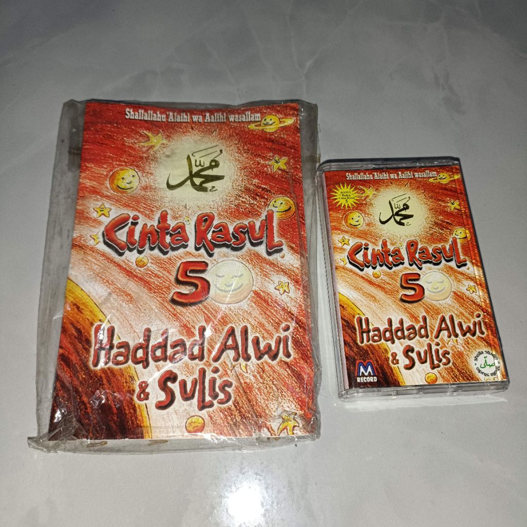 Kaset Pita Haddad Alwi & Sulis - Cinta Rasul Vol. 5 + Buku Lirik
