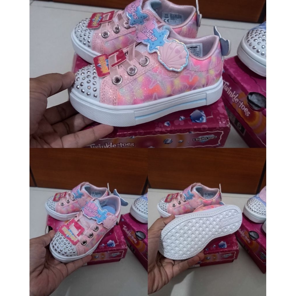 Sepatu Lampu Anak Perempuan Twinkle Toes