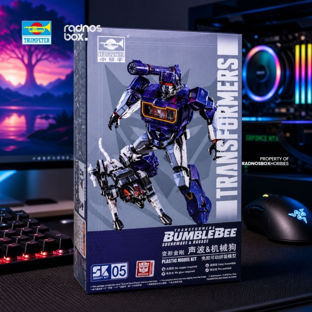 Trumpeter Transformers Bumble Bee Movie: SK05 Soundwave & Ravage