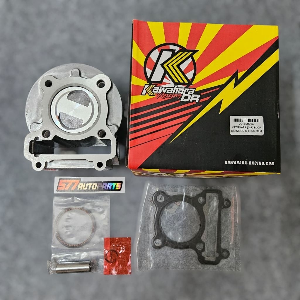 CYLINDER BLOK BLOCK 58.5MM KAWAHARA MIO SPORTY/MIO SMILE/MIO SOUL/FINO KARBU/NOUVO