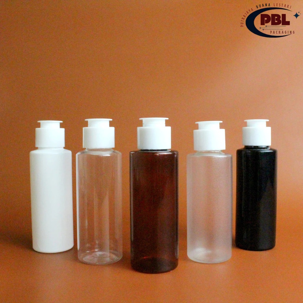 BOTOL FLIPTOP JAMUR 100ml RF / BOTOL FLIPTOP 100ml / BOTOL PET 100ml - TUTUP FLIPTOP JAMUR NECK 24 P