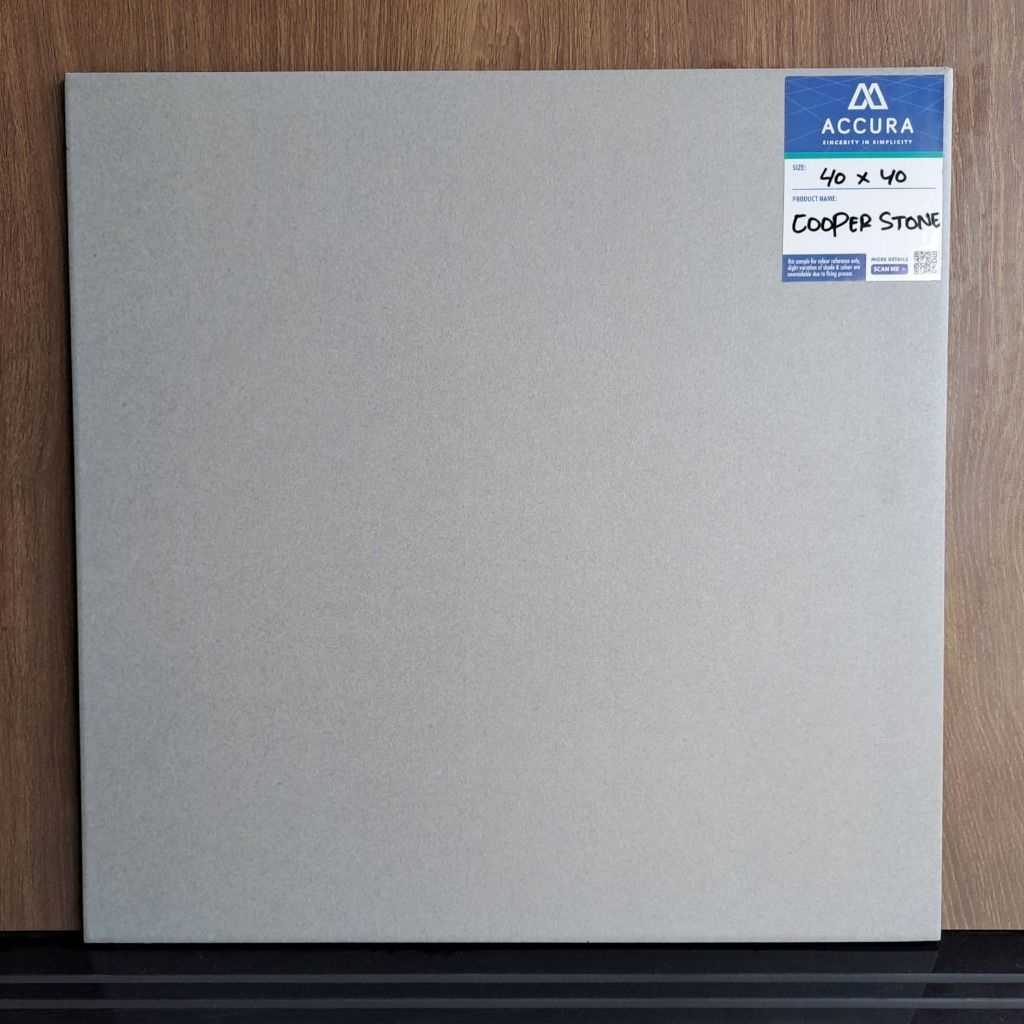 Keramik lantai 40x40.Cooper Stone/Accura