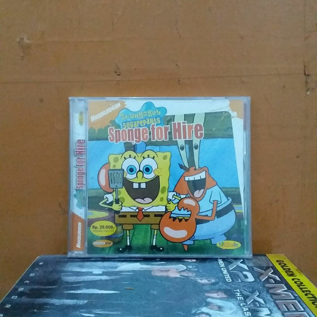 VCD ORIGINAL FILM SPONGEBOB - SPONGE FOR HIRE